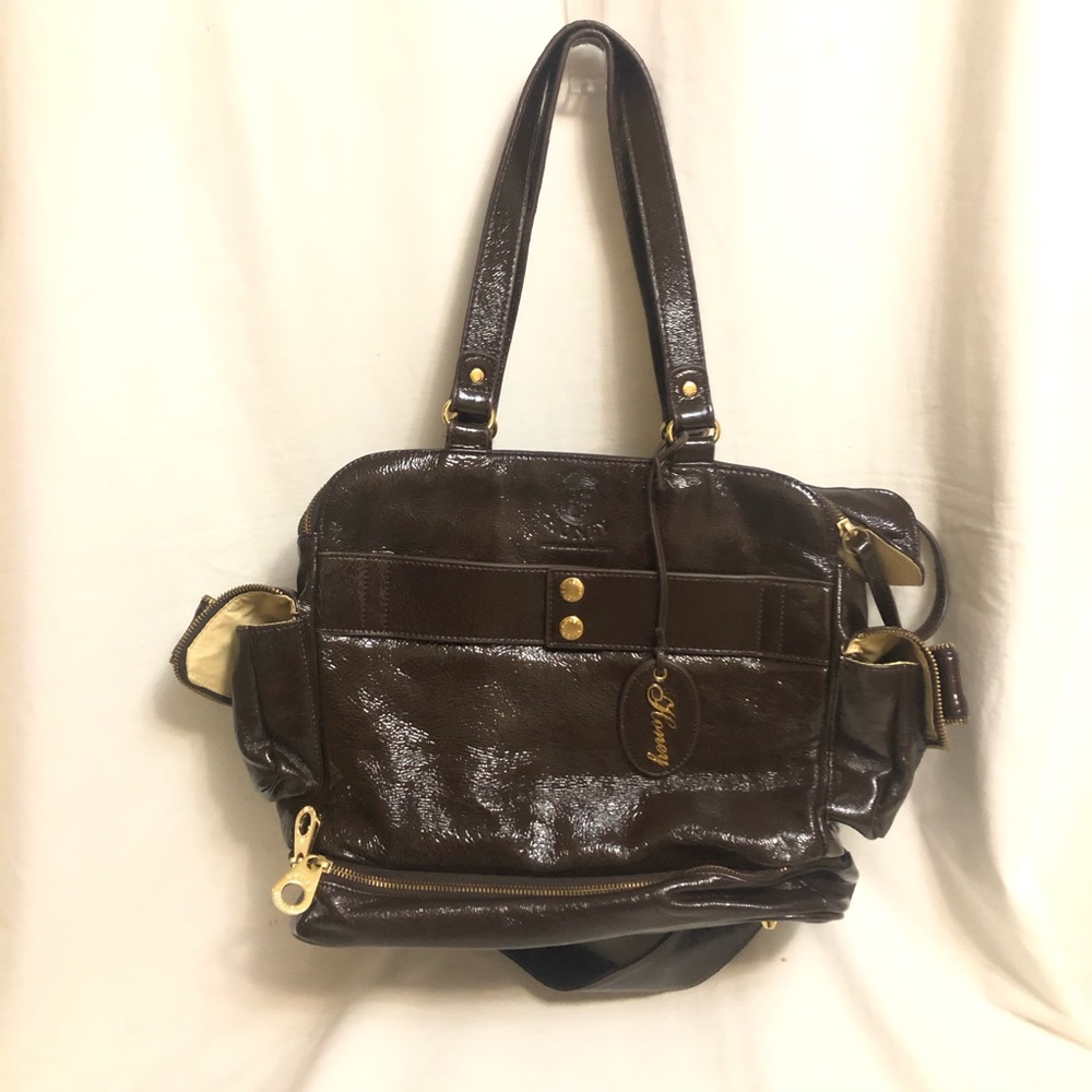 All in 1 HONEY Leather Diaper/Baby Bag 💼 👛 👜